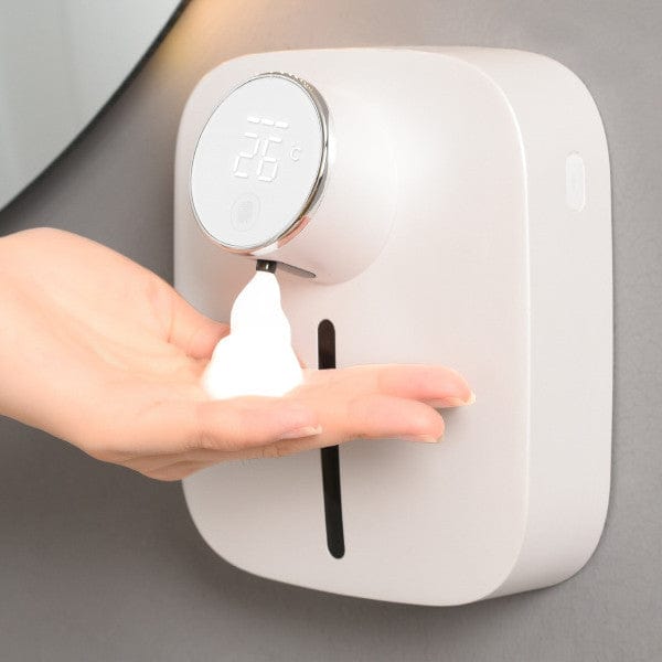 theshadowcollective White Automatic Wall Foam Soap Dispenser