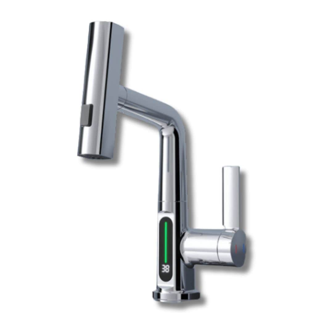 theshadowcollective Silver Fahrenheit display IntelliFlow Smart Faucet