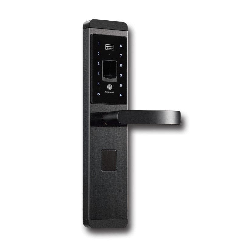 MagShield Smart Door Lock Brushed Metallic Black TheShadowCollective