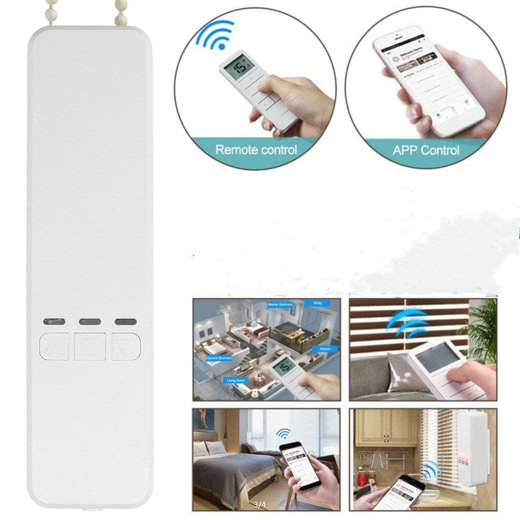 TheShadowCollective White / EU Remote control smart curtain motor