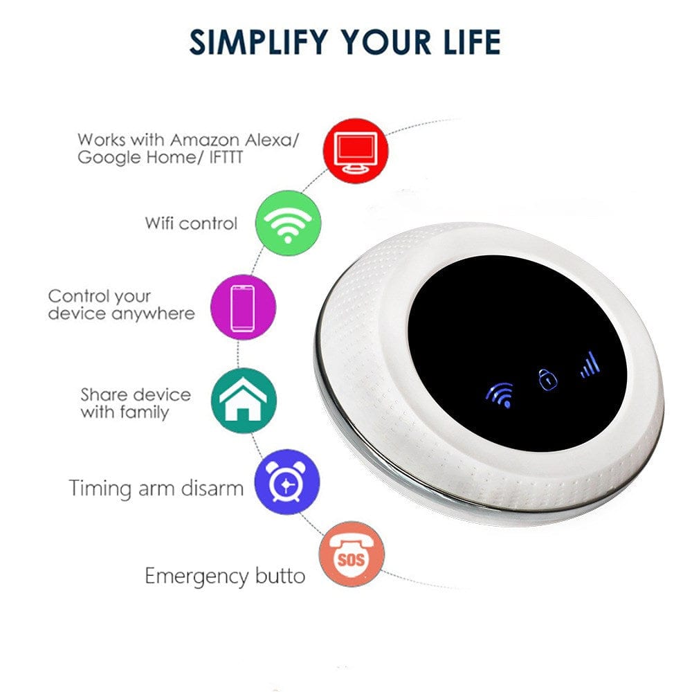 TheShadowCollective Tuya Smart Wireless WiFi Tuya Alarm Smart Home